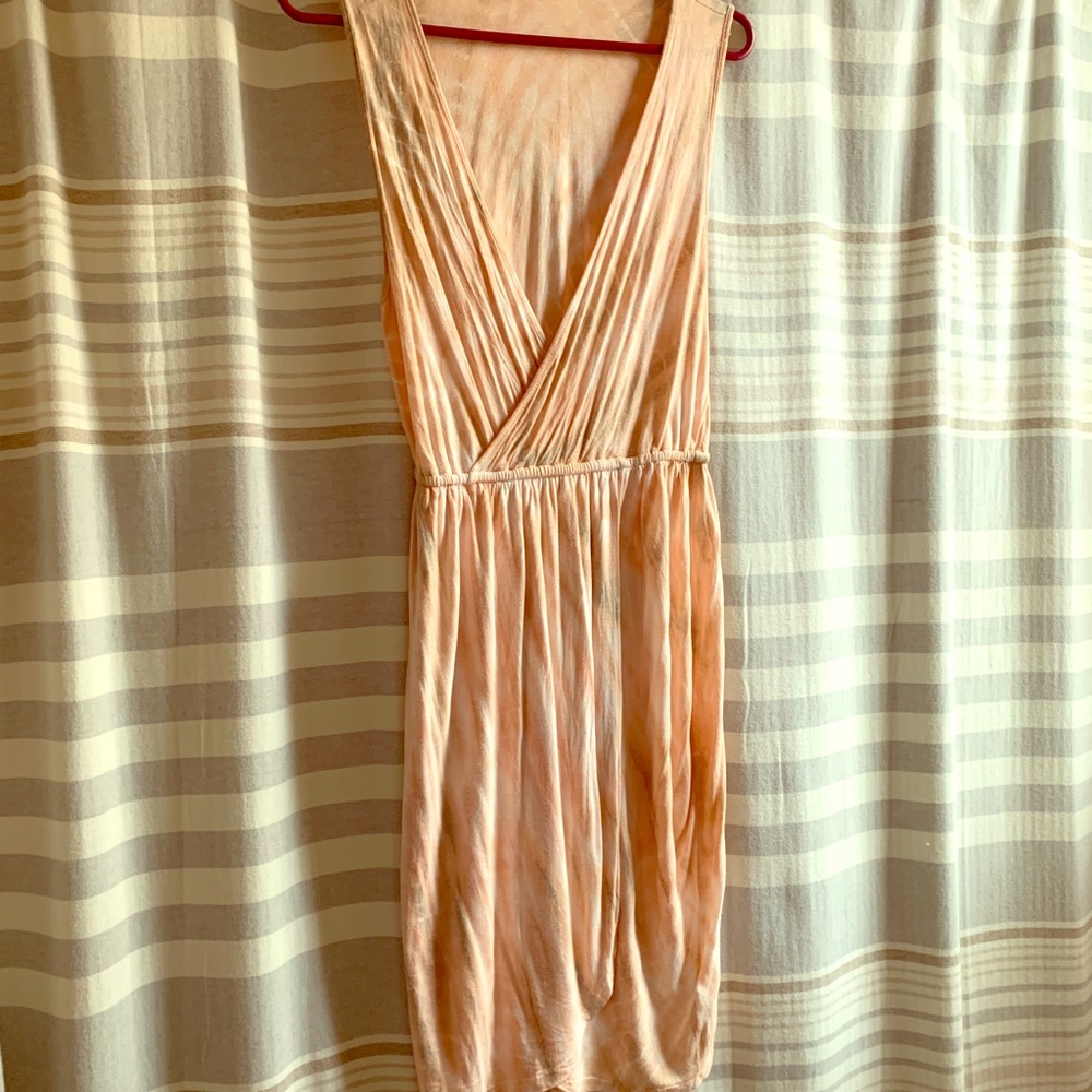 Forever 21 Salmon tie die dress